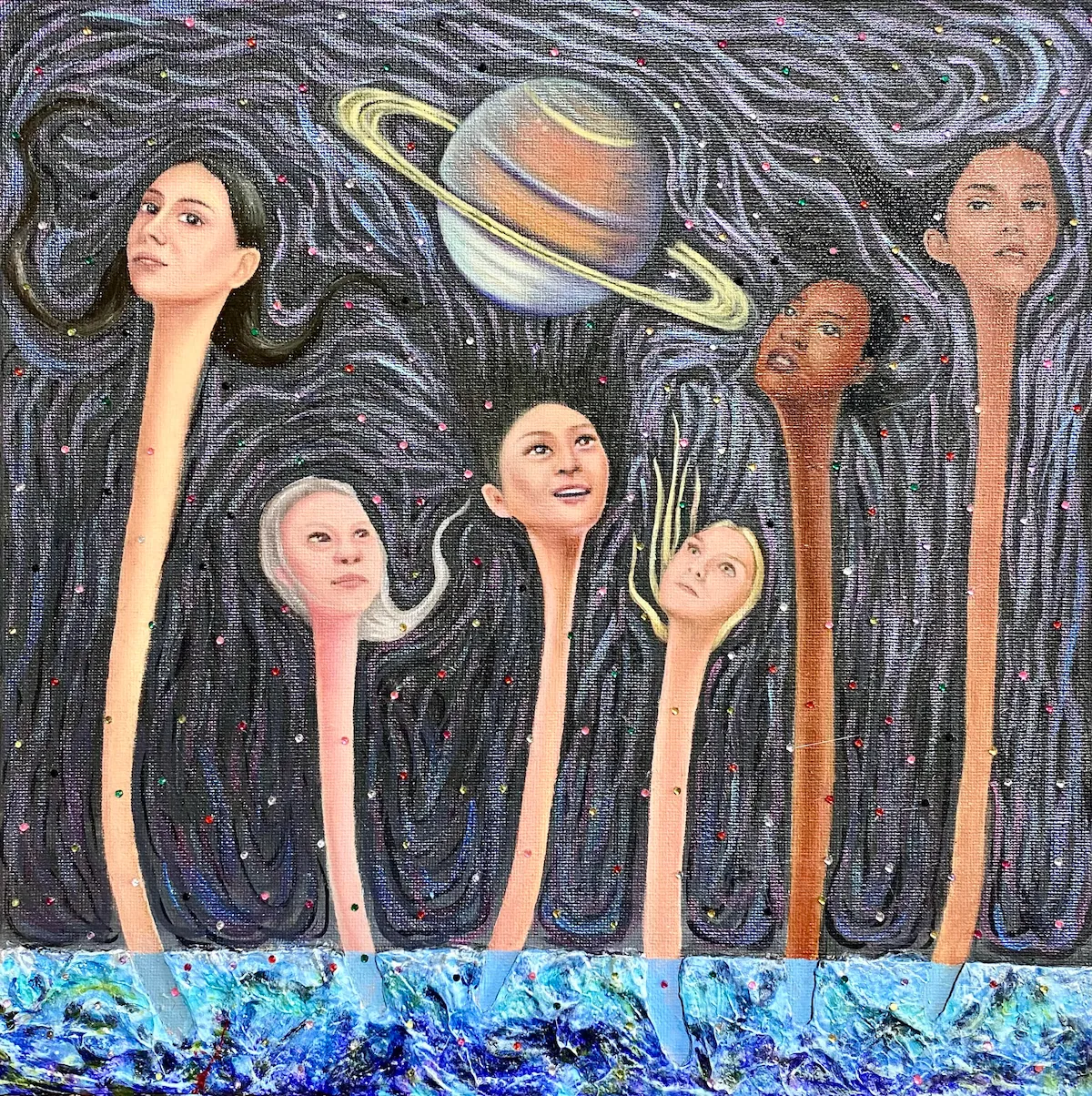 Saturn rising