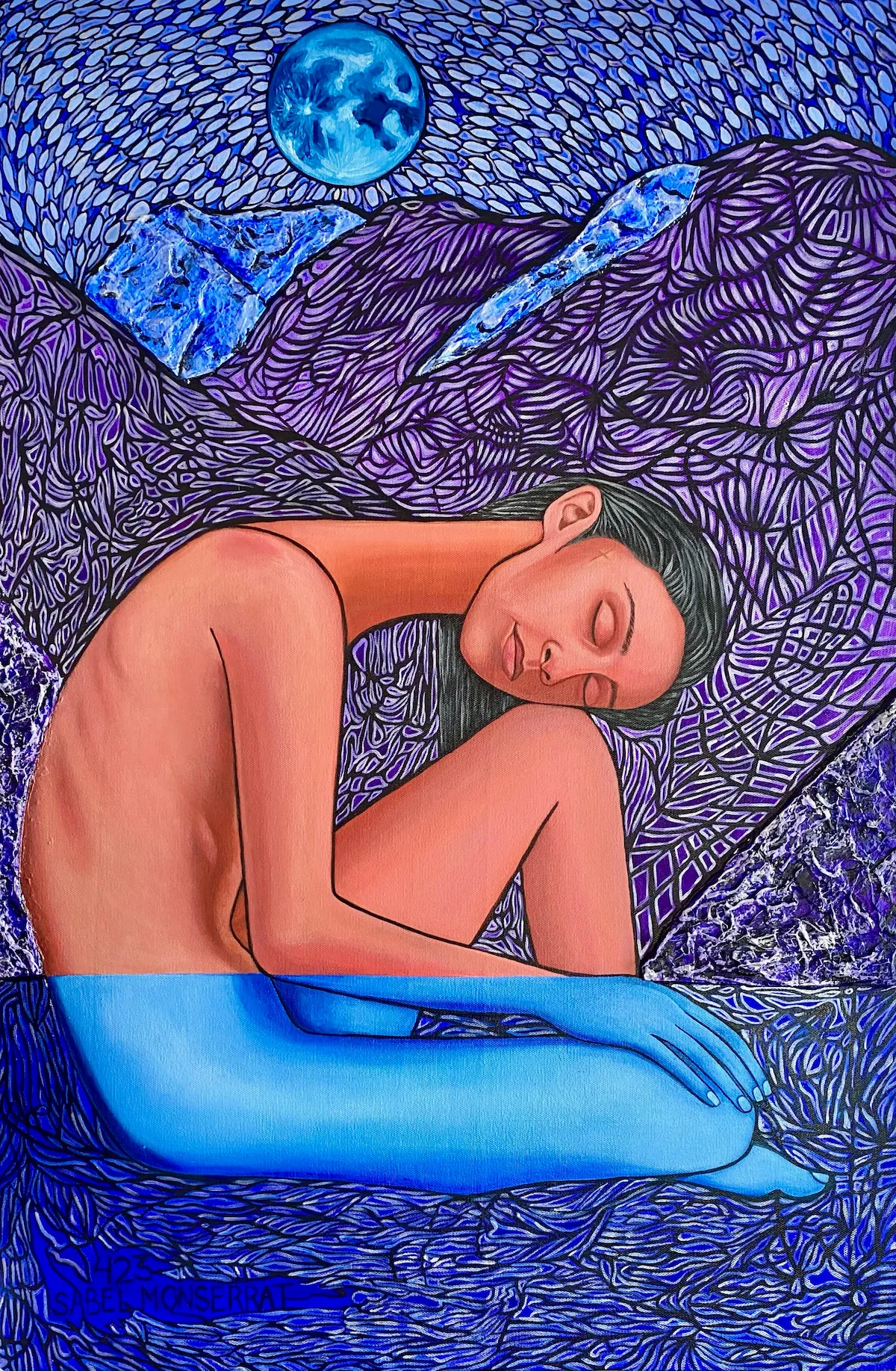 Spiritual Redemption in Blue